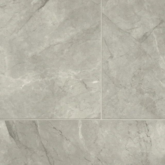 Tile Vinyl flooring in Gray Marble