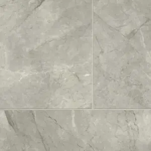 Tile Vinyl flooring in Gray Marble